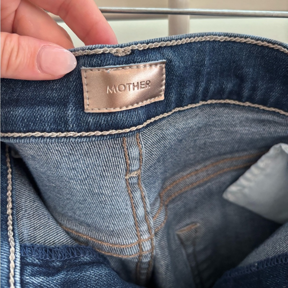 MOTHER JEANS - Hustler Ankle Fray - Size 27 - Picture 3 of 6